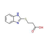 InChI=1/C10H10N2O2S/c13-9(14)5-6-15-10-11-7-3-1-2-4-8(7)12-10/h1-4H,5-6H2,(H,11,12)(H,13,14)