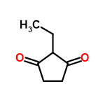 InChI=1/C7H10O2/c1-2-5-6(8)3-4-7(5)9/h5H,2-4H2,1H3