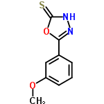 InChI=1/C9H8N2O2S/c1-12-7-4-2-3-6(5-7)8-10-11-9(14)13-8/h2-5H,1H3,(H,11,14)