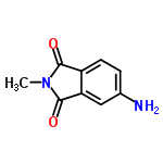 InChI=1/C9H8N2O2/c1-11-8(12)6-3-2-5(10)4-7(6)9(11)13/h2-4H,10H2,1H3