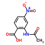 InChI=1/C9H8N2O5/c1-5(12)10-8-4-6(11(15)16)2-3-7(8)9(13)14/h2-4H,1H3,(H,10,12)(H,13,14)