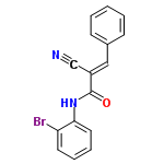 InChI=1/C16H11BrN2O/c17-14-8-4-5-9-15(14)19-16(20)13(11-18)10-12-6-2-1-3-7-12/h1-10H,(H,19,20)/b13-10+