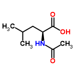 InChI=1/C8H15NO3/c1-5(2)4-7(8(11)12)9-6(3)10/h5,7H,4H2,1-3H3,(H,9,10)(H,11,12)/t7-/m0/s1