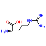 InChI=1/C6H14N4O2/c7-4(5(11)12)2-1-3-10-6(8)9/h4H,1-3,7H2,(H,11,12)(H4,8,9,10)/t4-/m1/s1