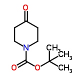 InChI=1/C10H17NO3/c1-10(2,3)14-9(13)11-6-4-8(12)5-7-11/h4-7H2,1-3H3