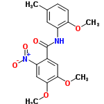 InChI=1/C17H18N2O6/c1-10-5-6-14(23-2)12(7-10)18-17(20)11-8-15(24-3)16(25-4)9-13(11)19(21)22/h5-9H,1-4H3,(H,18,20)