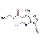 InChI=1/C12H12N4O2/c1-4-18-12(17)10-7(2)15-11-9(5-13)6-14-16(11)8(10)3/h6H,4H2,1-3H3