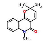 InChI=1/C15H15NO2/c1-15(2)9-8-11-13(18-15)10-6-4-5-7-12(10)16(3)14(11)17/h4-9H,1-3H3