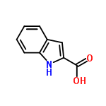 InChI=1/C9H7NO2/c11-9(12)8-5-6-3-1-2-4-7(6)10-8/h1-5,10H,(H,11,12)