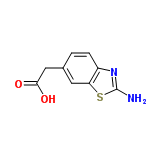 InChI=1/C9H8N2O2S/c10-9-11-6-2-1-5(4-8(12)13)3-7(6)14-9/h1-3H,4H2,(H2,10,11)(H,12,13)