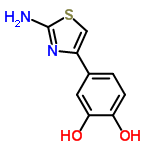 InChI=1/C9H8N2O2S/c10-9-11-6(4-14-9)5-1-2-7(12)8(13)3-5/h1-4,12-13H,(H2,10,11)