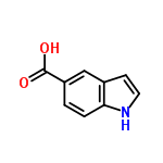 InChI=1/C9H7NO2/c11-9(12)7-1-2-8-6(5-7)3-4-10-8/h1-5,10H,(H,11,12)