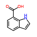 InChI=1/C9H7NO2/c11-9(12)7-3-1-2-6-4-5-10-8(6)7/h1-5,10H,(H,11,12)