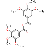 InChI=1/C20H22O9/c1-23-13-7-11(8-14(24-2)17(13)27-5)19(21)29-20(22)12-9-15(25-3)18(28-6)16(10-12)26-4/h7-10H,1-6H3