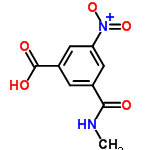 InChI=1/C9H8N2O5/c1-10-8(12)5-2-6(9(13)14)4-7(3-5)11(15)16/h2-4H,1H3,(H,10,12)(H,13,14)