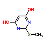 InChI=1/C5H6N2O2S/c1-10-5-6-3(8)2-4(9)7-5/h2H,1H3,(H2,6,7,8,9)