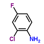 InChI=1/C6H5ClFN/c7-5-3-4(8)1-2-6(5)9/h1-3H,9H2