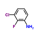 InChI=1/C6H5ClFN/c7-4-2-1-3-5(9)6(4)8/h1-3H,9H2