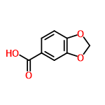 InChI=1/C8H6O4/c9-8(10)5-1-2-6-7(3-5)12-4-11-6/h1-3H,4H2,(H,9,10)