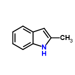 InChI=1/C9H9N/c1-7-6-8-4-2-3-5-9(8)10-7/h2-6,10H,1H3