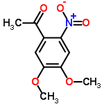 InChI=1/C10H11NO5/c1-6(12)7-4-9(15-2)10(16-3)5-8(7)11(13)14/h4-5H,1-3H3