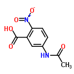 InChI=1/C9H8N2O5/c1-5(12)10-6-2-3-8(11(15)16)7(4-6)9(13)14/h2-4H,1H3,(H,10,12)(H,13,14)