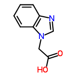 InChI=1/C9H8N2O2/c12-9(13)5-11-6-10-7-3-1-2-4-8(7)11/h1-4,6H,5H2,(H,12,13)