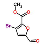 InChI=1/C7H5BrO4/c1-11-7(10)6-5(8)2-4(3-9)12-6/h2-3H,1H3