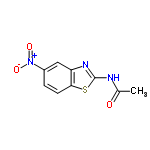 InChI=1/C9H7N3O3S/c1-5(13)10-9-11-7-4-6(12(14)15)2-3-8(7)16-9/h2-4H,1H3,(H,10,11,13)