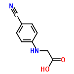 InChI=1/C9H8N2O2/c10-5-7-1-3-8(4-2-7)11-6-9(12)13/h1-4,11H,6H2,(H,12,13)