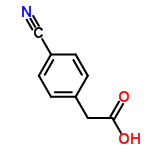 InChI=1/C9H7NO2/c10-6-8-3-1-7(2-4-8)5-9(11)12/h1-4H,5H2,(H,11,12)