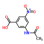 InChI=1/C9H8N2O5/c1-5(12)10-7-2-6(9(13)14)3-8(4-7)11(15)16/h2-4H,1H3,(H,10,12)(H,13,14)