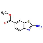 InChI=1/C9H8N2O2S/c1-13-8(12)5-2-3-6-7(4-5)14-9(10)11-6/h2-4H,1H3,(H2,10,11)