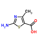 InChI=1/C5H6N2O2S/c1-2-3(4(8)9)10-5(6)7-2/h1H3,(H2,6,7)(H,8,9)