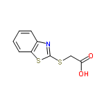 InChI=1/C9H7NO2S2/c11-8(12)5-13-9-10-6-3-1-2-4-7(6)14-9/h1-4H,5H2,(H,11,12)