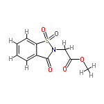 InChI=1/C10H9NO5S/c1-16-9(12)6-11-10(13)7-4-2-3-5-8(7)17(11,14)15/h2-5H,6H2,1H3