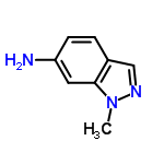 InChI=1/C8H9N3/c1-11-8-4-7(9)3-2-6(8)5-10-11/h2-5H,9H2,1H3