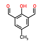 InChI=1/C9H8O3/c1-6-2-7(4-10)9(12)8(3-6)5-11/h2-5,12H,1H3