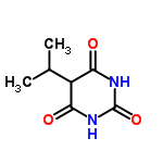 InChI=1/C7H10N2O3/c1-3(2)4-5(10)8-7(12)9-6(4)11/h3-4H,1-2H3,(H2,8,9,10,11,12)