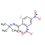 InChI=1/C11H15N4O4.HI/c1-8(12-15(2,3)4)10-6-5-9(13(16)17)7-11(10)14(18)19;/h5-7H,1-4H3;1H/q+1;/p-1/b12-8+;