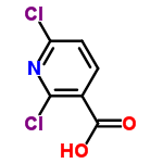 InChI=1/C6H3Cl2NO2/c7-4-2-1-3(6(10)11)5(8)9-4/h1-2H,(H,10,11)