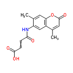 InChI=1/C15H13NO5/c1-8-6-15(20)21-12-5-9(2)11(7-10(8)12)16-13(17)3-4-14(18)19/h3-7H,1-2H3,(H,16,17)(H,18,19)