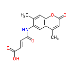 InChI=1/C15H13NO5/c1-8-6-15(20)21-12-5-9(2)11(7-10(8)12)16-13(17)3-4-14(18)19/h3-7H,1-2H3,(H,16,17)(H,18,19)/b4-3+