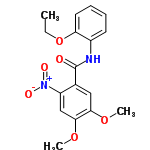 InChI=1/C17H18N2O6/c1-4-25-14-8-6-5-7-12(14)18-17(20)11-9-15(23-2)16(24-3)10-13(11)19(21)22/h5-10H,4H2,1-3H3,(H,18,20)