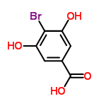 InChI=1/C7H5BrO4/c8-6-4(9)1-3(7(11)12)2-5(6)10/h1-2,9-10H,(H,11,12)