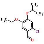 InChI=1/C12H15ClO3/c1-4-15-11-5-9(7-14)10(13)6-12(11)16-8(2)3/h5-8H,4H2,1-3H3