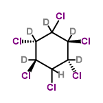 InChI=1/C6H6Cl6/c7-1-2(8)4(10)6(12)5(11)3(1)9/h1-6H/t1-,2-,3?,4?,5+,6+/m0/s1/i1D,2D,3D,4D,5D/t1?,2-,3-,4+,5+,6?/m1