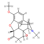 InChI=1/C18H21NO4/c1-19-8-7-17-14-10-3-4-12(22-2)15(14)23-16(17)11(20)5-6-18(17,21)13(19)9-10/h3-4,13,16,21H,5-9H2,1-2H3/t13-,16+,17-,18?/m1/s1