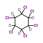 InChI=1/C6H6Cl6/c7-1-2(8)4(10)6(12)5(11)3(1)9/h1-6H/i1D,2D,3D,4D,5D,6D