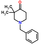 InChI=1/C14H19NO/c1-14(2)11-15(9-8-13(14)16)10-12-6-4-3-5-7-12/h3-7H,8-11H2,1-2H3